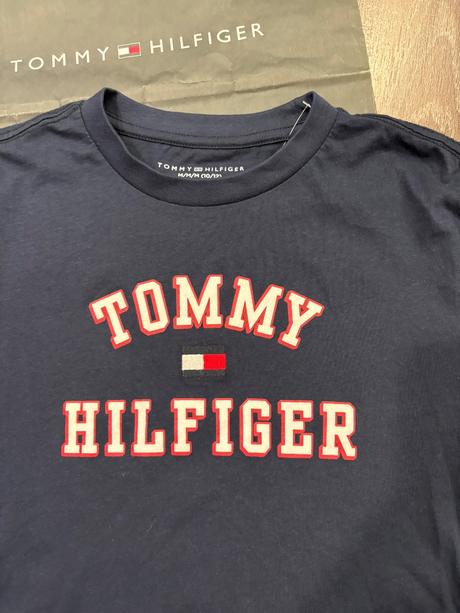 Tommy hilfiger chlapcenske tričko na 10 rokov, tommy hilfiger,140