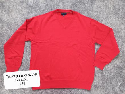 Tenky pansky sveter, gant, xl, gant,xl