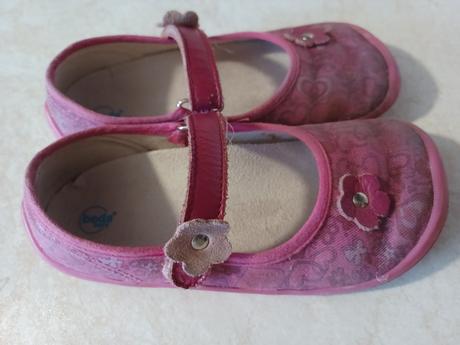 Detské textilné dievčenské balerínky, beda,31