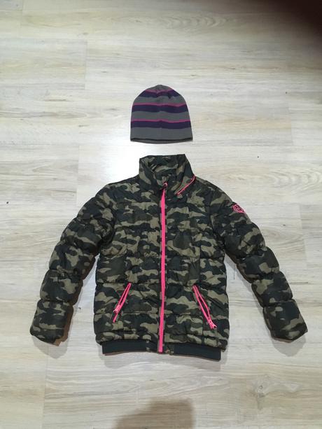 Zimná bunda122az128plus ciapka, 122