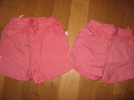 2x turistické šortky, 74
