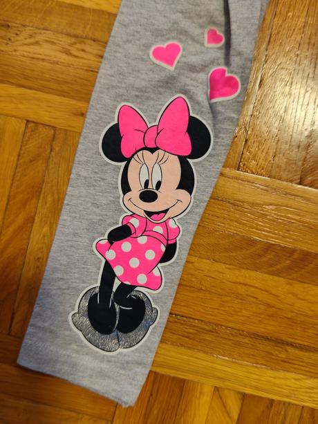 Minnie teplaky + leginy 122-6/7 r., disney,122