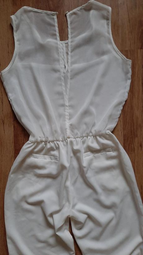 Prírodný biely overal, m