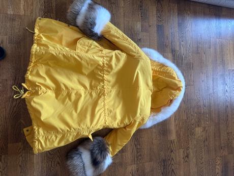 Damsky extravagantny kabat kozuch vetrovka, m