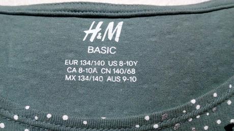 Šaty, h&m,134