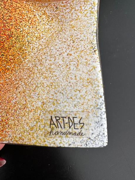 Sklenené tanieriky artdes handmade, 