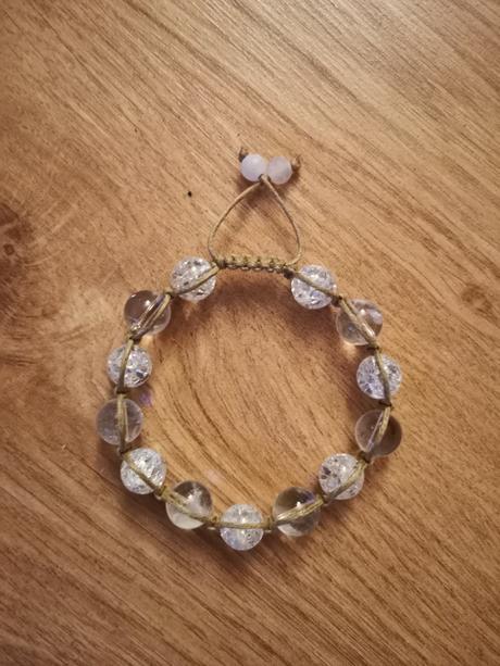 Krištáľ náramok kris, 