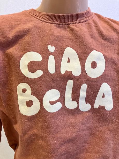 Dievčenská mikina s nápisom (6-7 r.), 122