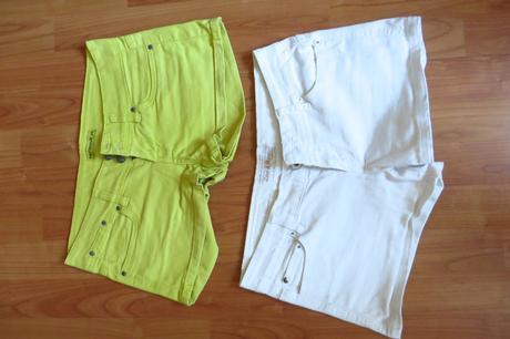 Dievčenské / dámske kraťasy -biele- veľ. 38, 38