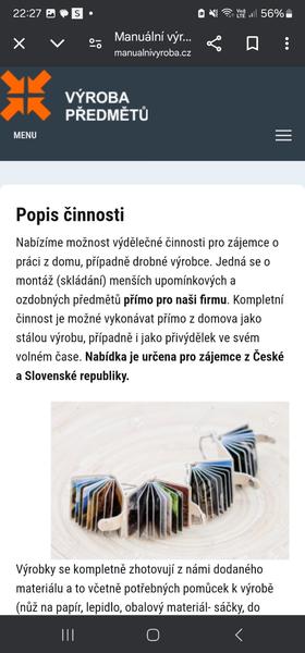 Máte skúsenosti s výrobou predmetov?