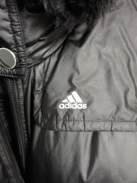 Cierna paperova bunda adidas - damska, adidas,38