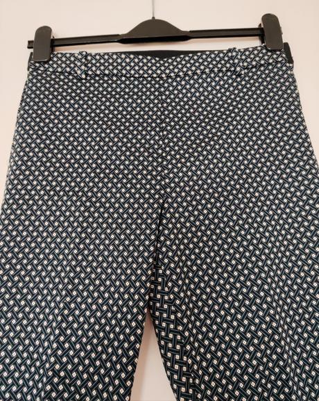 Vzorované nohavice, h&m,xl