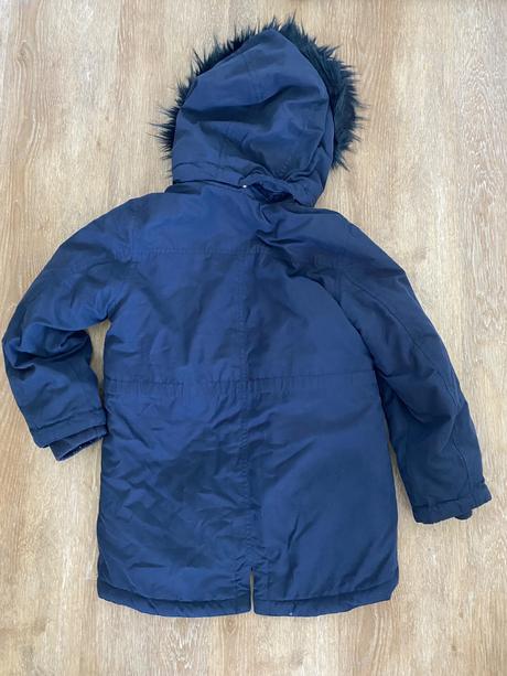 Tmavomodrá parka h&m, h&m,128