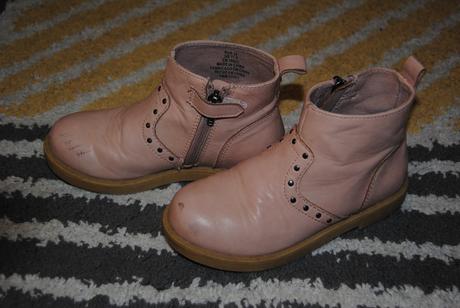 Kotníkové kožené čižmičky, h&m,29