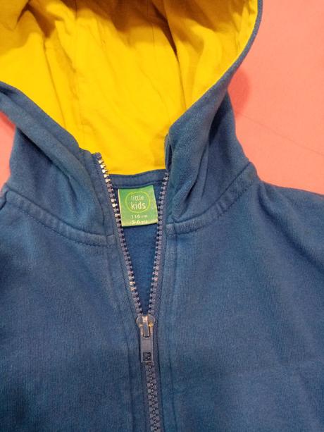 Modro žltá mikina, pepco,116