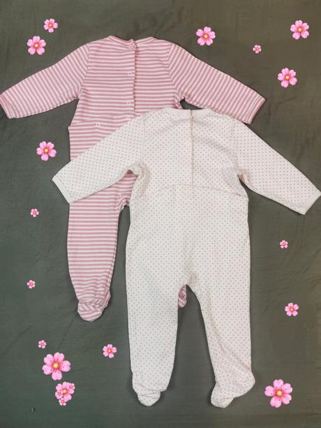 Vertbaudet - set overalov pre dievčatko, vertbaudet,68