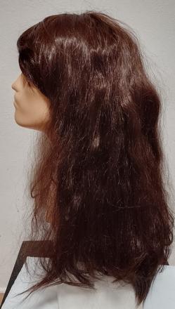 Hnedá dlhá parochňa, cca 70 cm, č. 15,