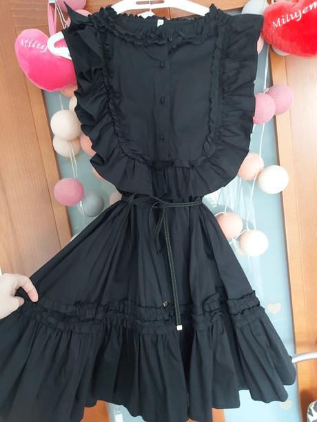 Čierne luxusné šaty imperial s/m, s