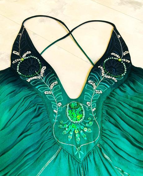 Smaragdový top fairycore, 40