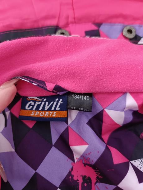 Dievčenská lyžiarska bunda 134 / 140, crivit,134