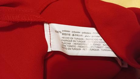 Krásne červené košeľové šaty zara m, zara,m