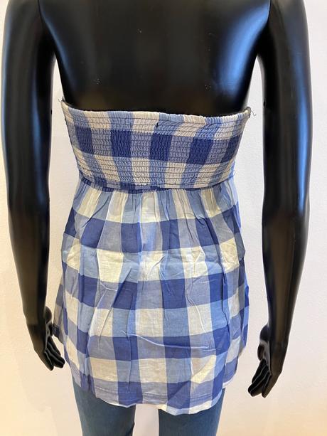 Dámska modro-biela kockovaná košeľa (s), terranova,s