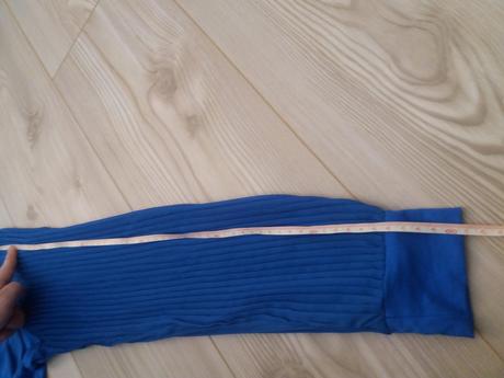 Modrá blúzka s mašľou, m