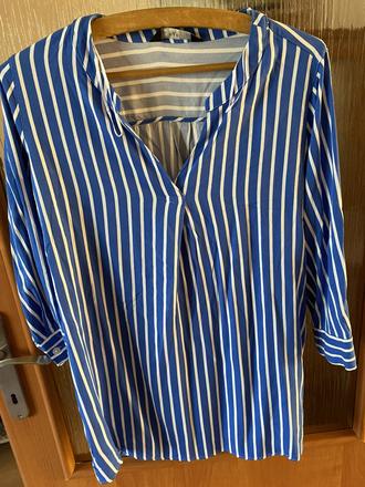 Pásiková košeľa - vrchný diel pyžama f&f v. 46, f&f,46