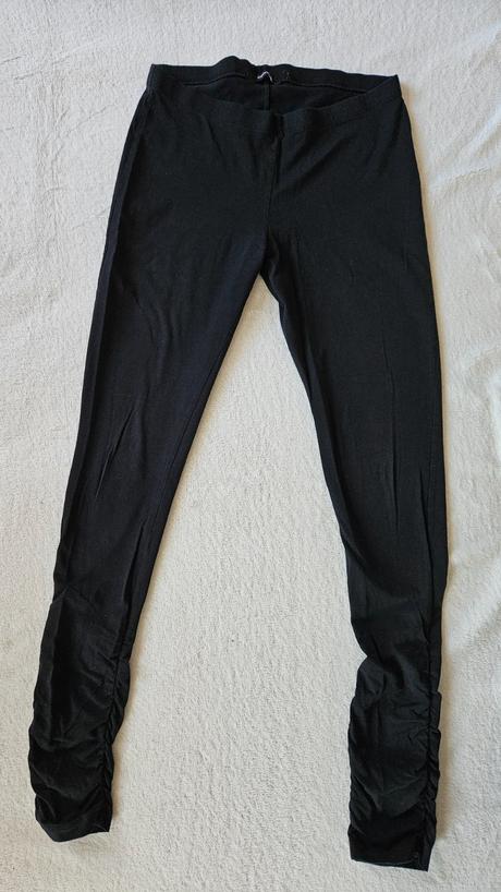 Dámske legíny s riasením na spodkoch m, george,m