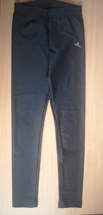 Čierne legíny na gymnastiku a šport, 128