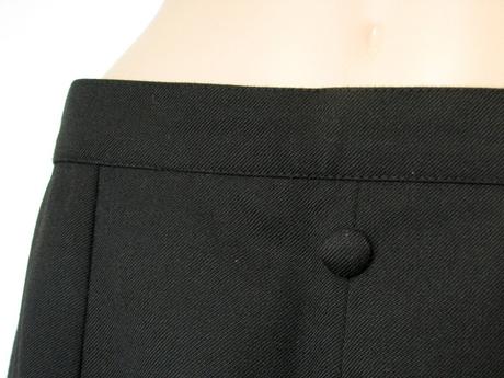 Sexi čierna puzdrová sukňa, l