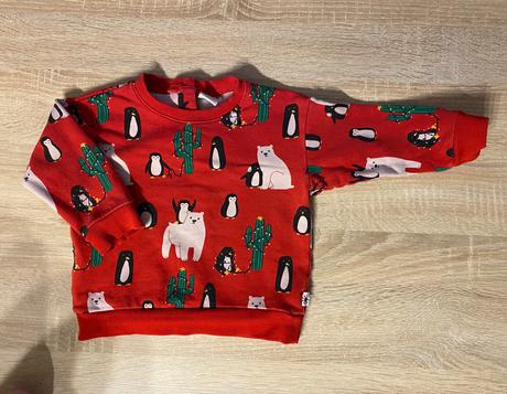 Vianocna mikina lindex vel.80, lindex,80