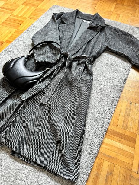 Dámsky dlhý kabát, s