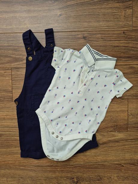 Set - body+kraťasy, f&f,74