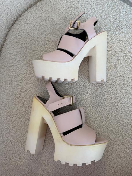 Sandále na platforme, river island,37