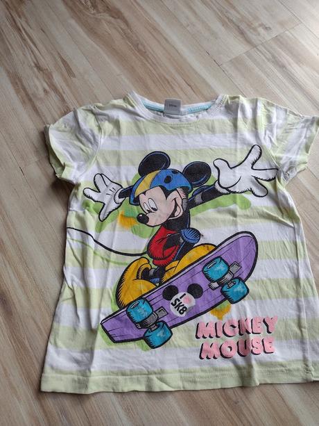 3 x tričko s krátkym rukávom, disney,122