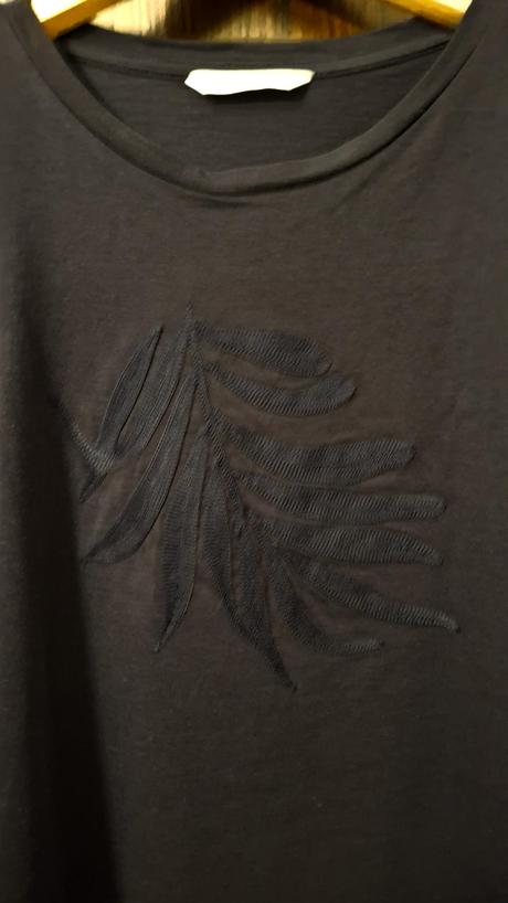 Modré bavlnené tričko s - tatuum, s