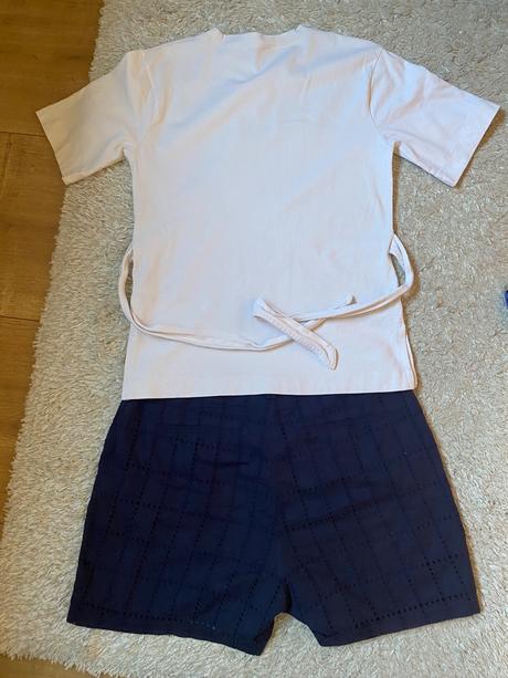 Bavlnené tričko topshop a gant madeira šortky s/m, gant,s