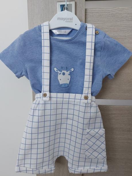 Letná súprava mayoral, kraťasy a tričko, veľ.80, mayoral,80