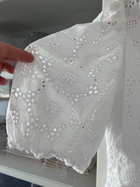 Šaty s perforovanou výšivkou, zara,l