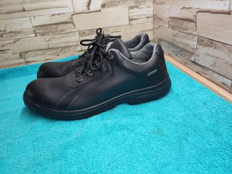 Prabos 46 - čierne kožené gore-tex topánky, 46