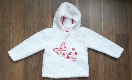 Teplá dievčenská mikina, kik,86