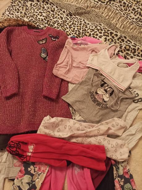 Balík dievča veľ.134/140 už aj s poštou 28 ks, 122–134