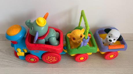 Fisher-price vláčik so zvieratkami,