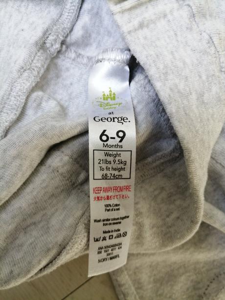 Komplet šedý pre dievčatka veľ. 68-74, 68