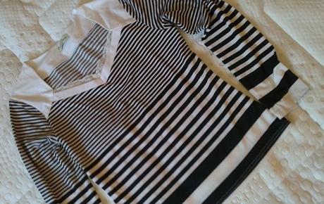 Elastický pásikový pulóvrik v. m/l, m