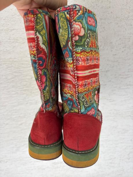 Desigual prekrasne cizmy boho etno hippie, desigual,36