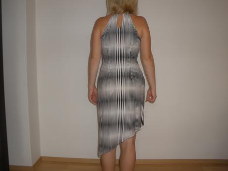 Šaty-moderný asymetrický strih, 38