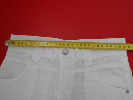 Ľanové trojštvrťové nohavice, 110