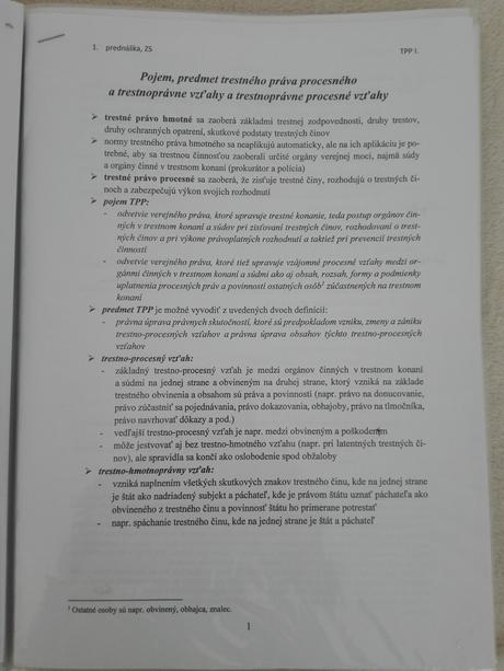 Štátnica - trestné právo,